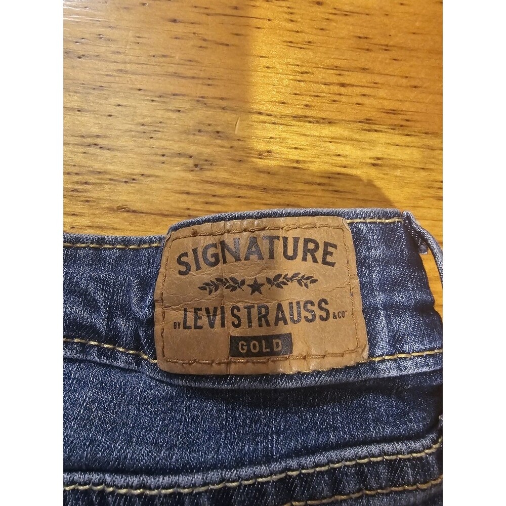 Levi Strauss Signature Gold Mid-Rise Bootcut Jeans Womens Blue Denim 16S 33x30 - Picture 4 of 12